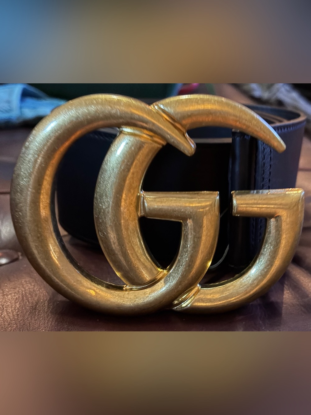 Gold Double-G Buckle belts